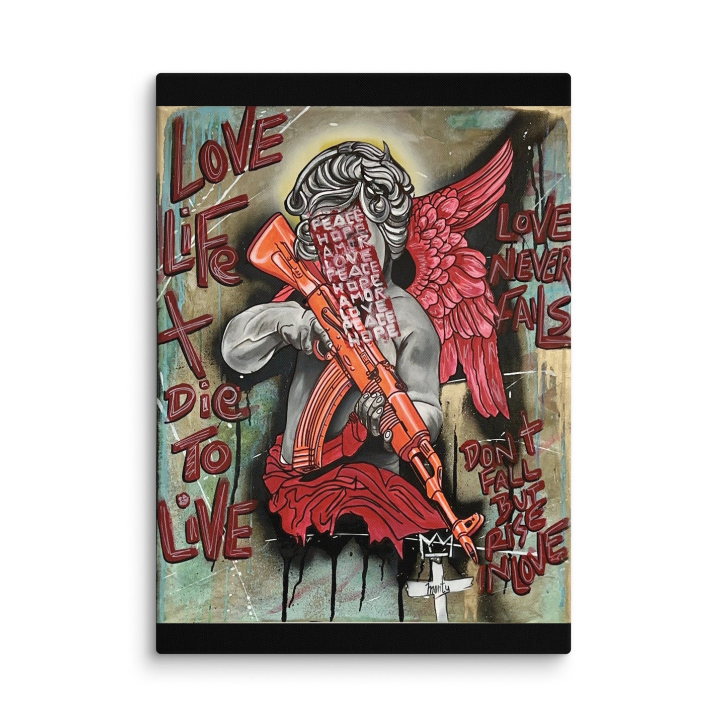 "Die to Live" - Limited Edition Canvas Print