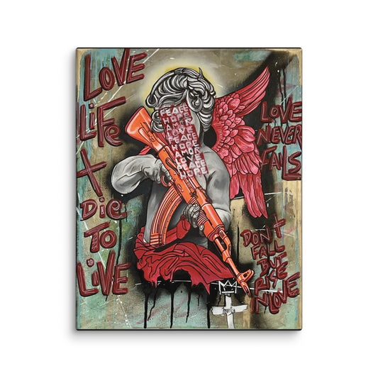 "Die to Live" - Limited Edition Canvas Print